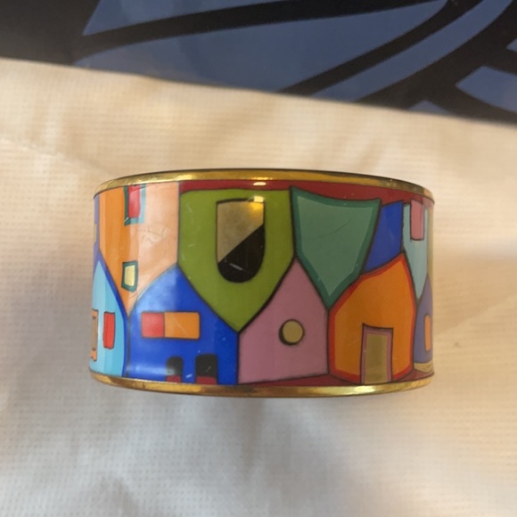 Authentic Frey Wille enamel and 24k gold bracelet - Picture 4 of 7